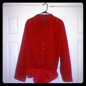 Red shirt bodysuit